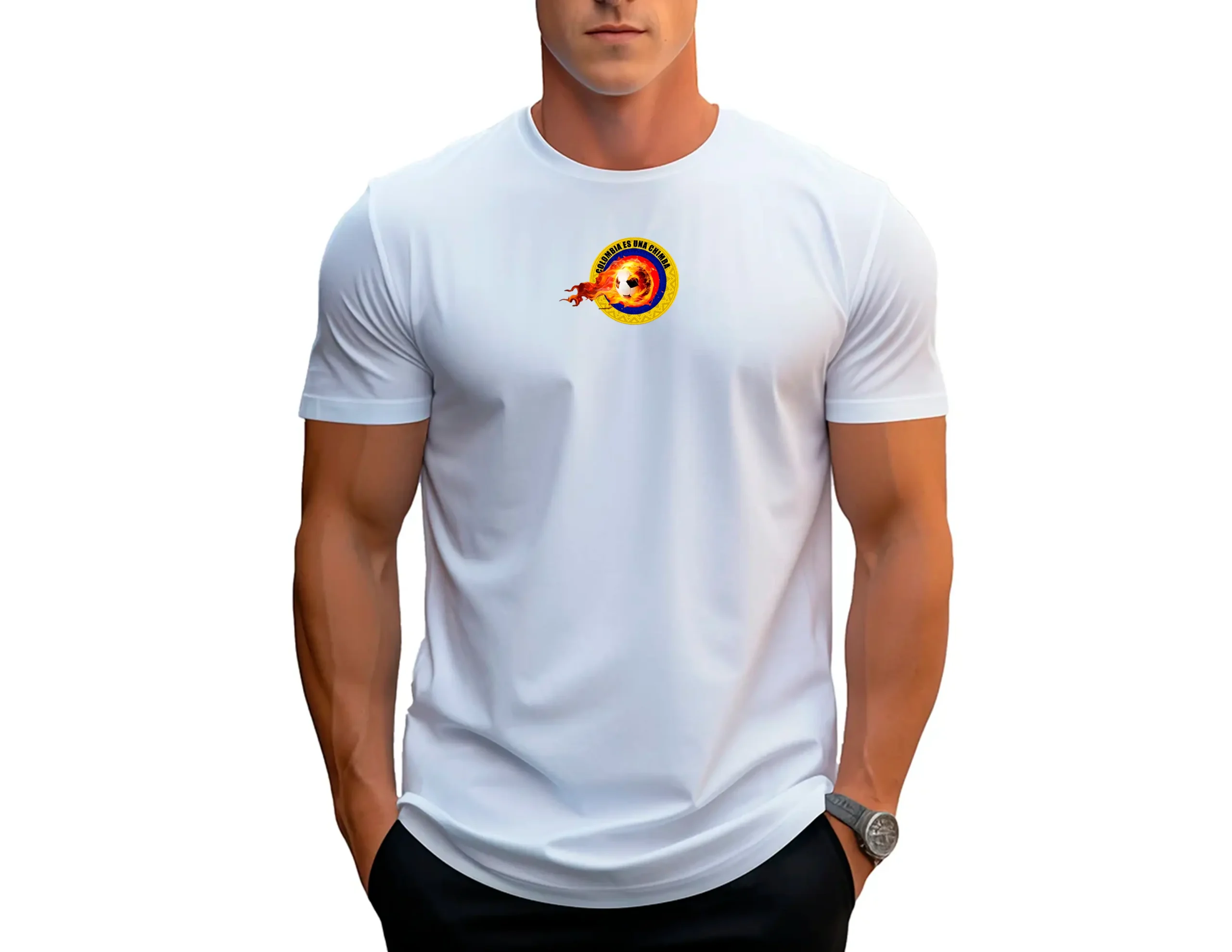 COLOMBIA ES UNA CHIMBA Camisetas Camiseta COLOMBIA ES UNA CHIMBA NEA PLAY en algodón