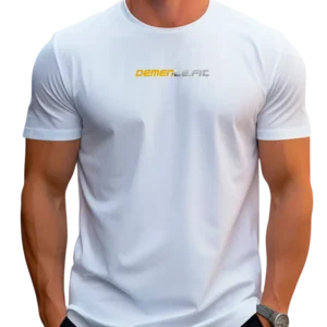 Camisetas DEMENTE FIT de NEA PLAY, colección minimalista masculina para entrenar y uso diario