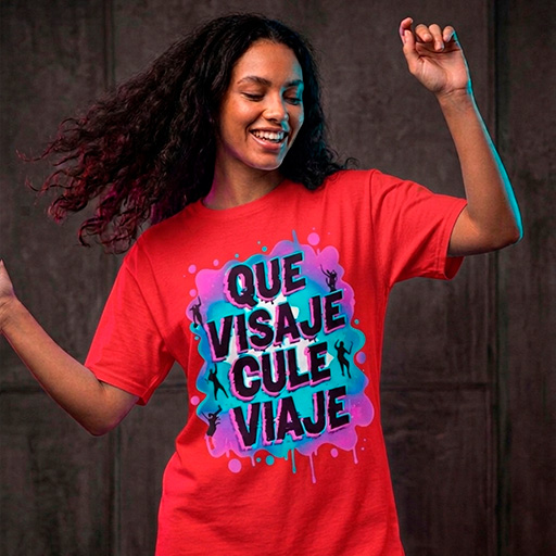 camiseta-cule-viaje-roja Que Visaje Cule Viaje - Beele